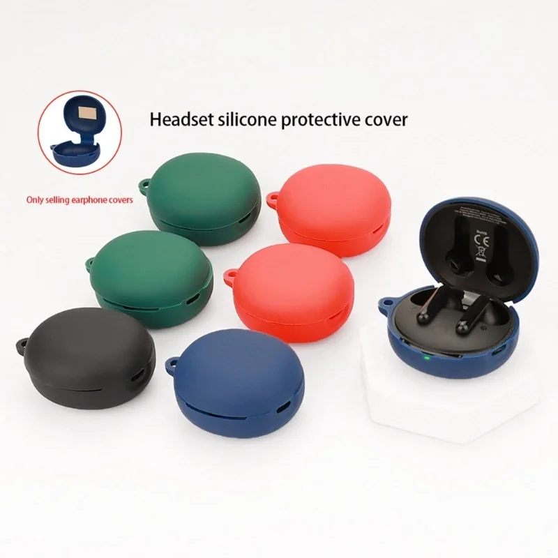 QCY T13 ANC Only cover Premium Artificial Carrying cover Shockproof Earbuds  Protective Cover Box For Buds Soft Silicone Bluetooth Headphone Cover