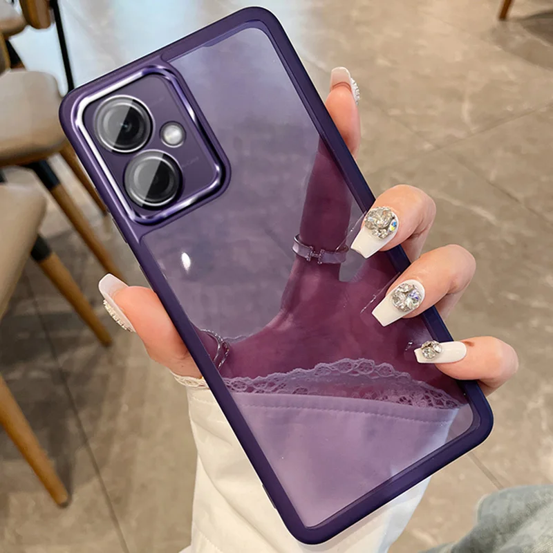 Matte Frame Telefoonhoesje Voor Redmi Note 11S 10 9S 5G 11 10S 8 Pro Plus 12 4G Lensbeschermer_voghion.com