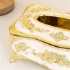 European-style tissue box_creative acrylic retro living room kitchen drawer box_hotel KTV bathroom bar storage box 4