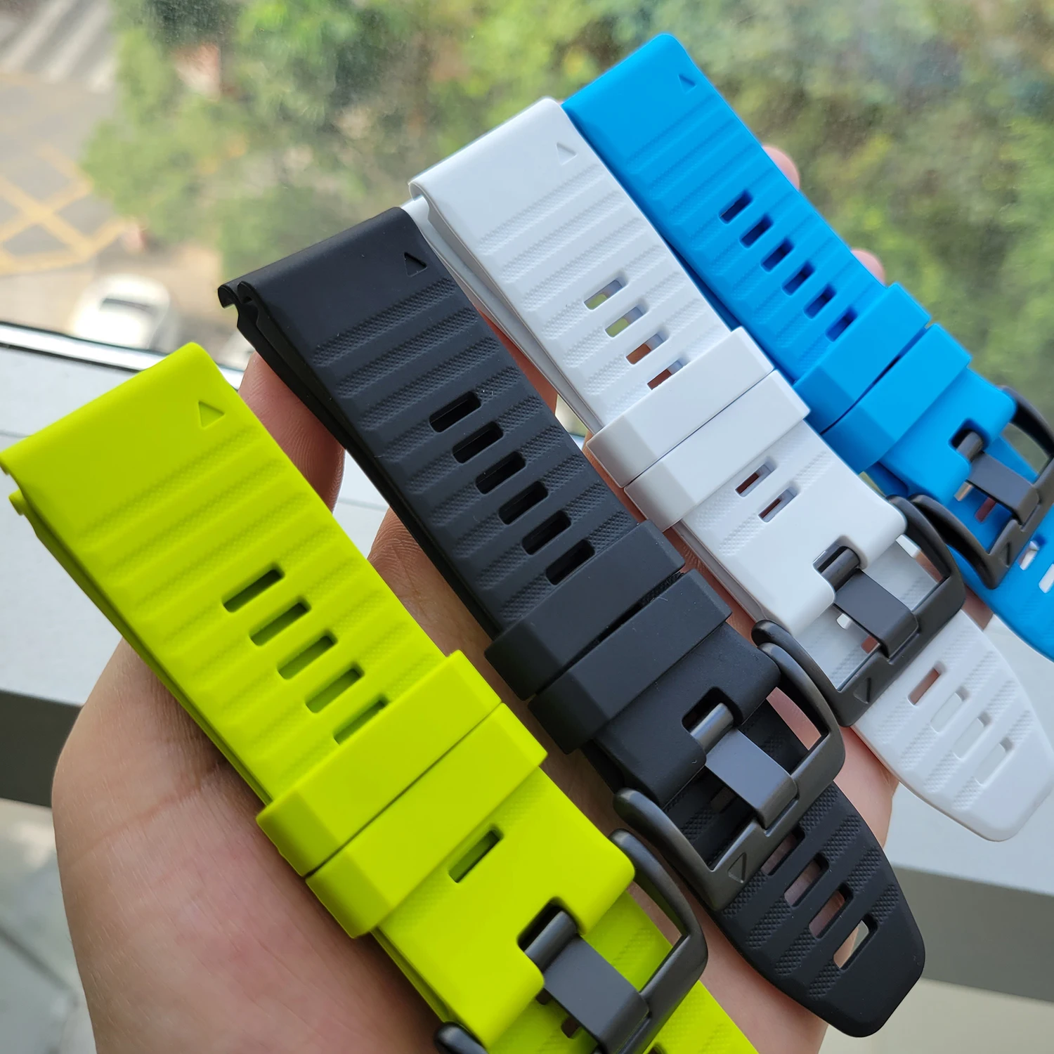 QuickFit Silicone Strap Bracelet for Garmin Watches -  Multiple Sizes Available