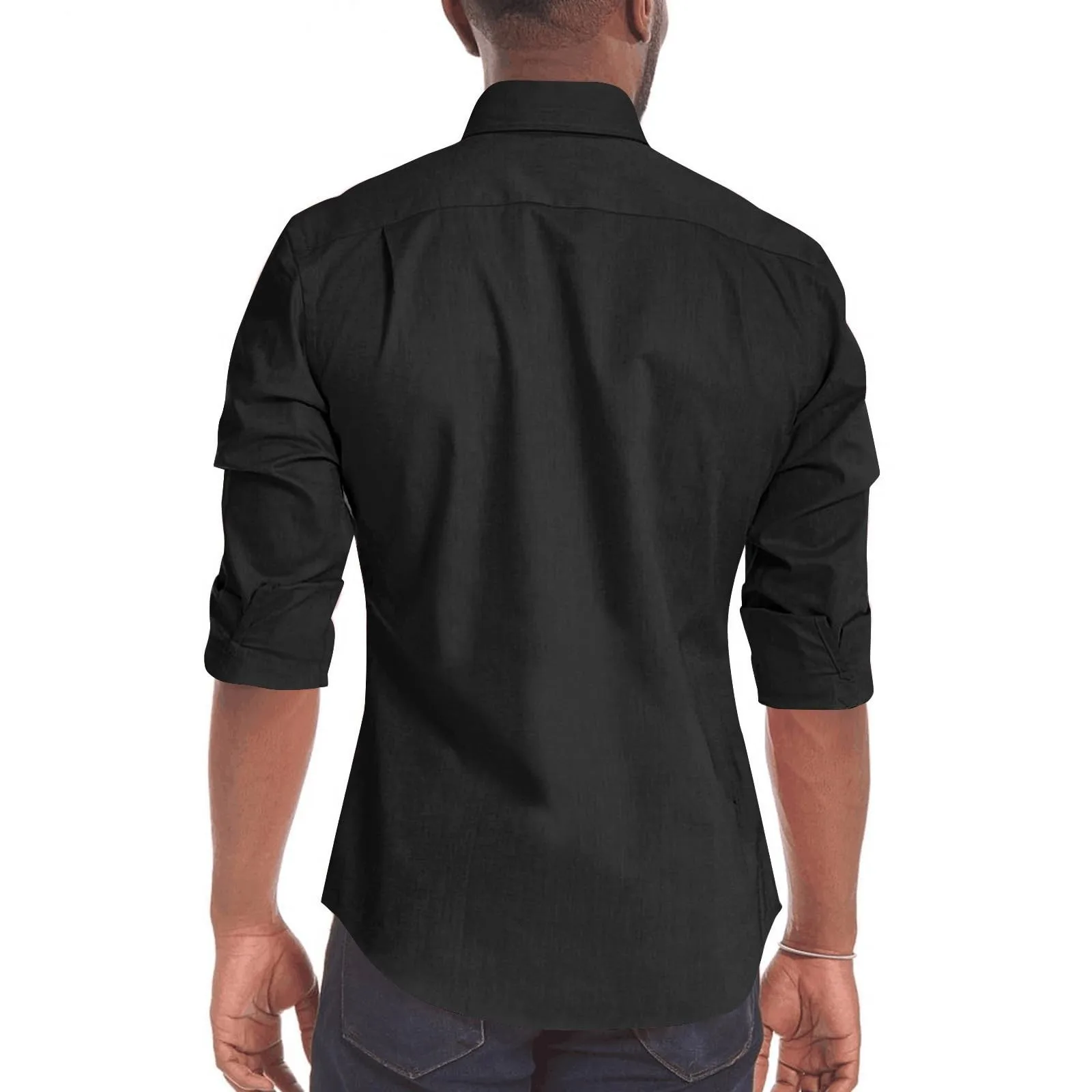 Casual Short Sleeved Shirt Men's Casual Dress Shirts Wrinkle T Shirts Long Sleeve Zip Up Tshirts Stretch Solid Oversized Casual Shirt Fashion Tops