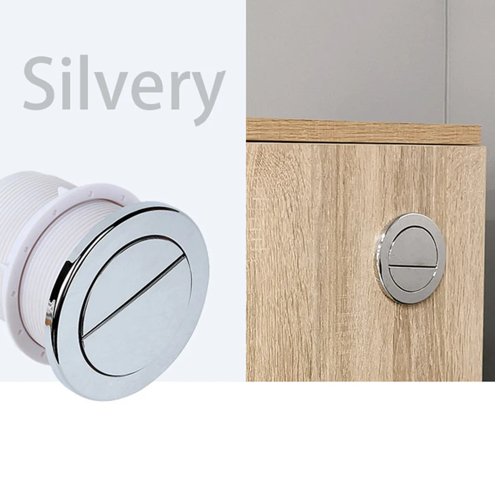 Description Picture 3 of itemBlack Twin Hose Toilet Push Button Dual Flush Air Type Pneumatic Flush Switch Home Improvement Bathroom Fixture