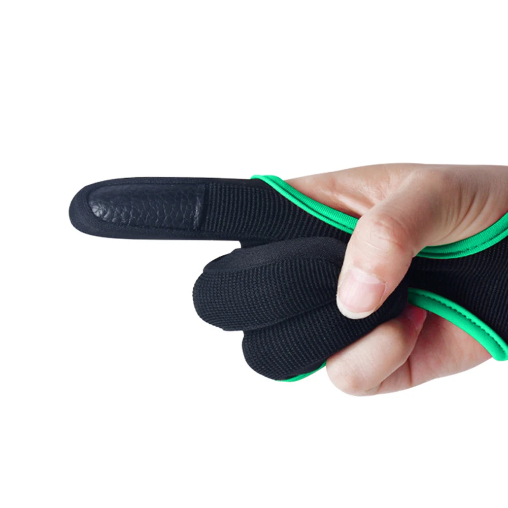 Outdoor Three-Finger Guard Gloves Recurve/American Bow Elastic Hand Protector