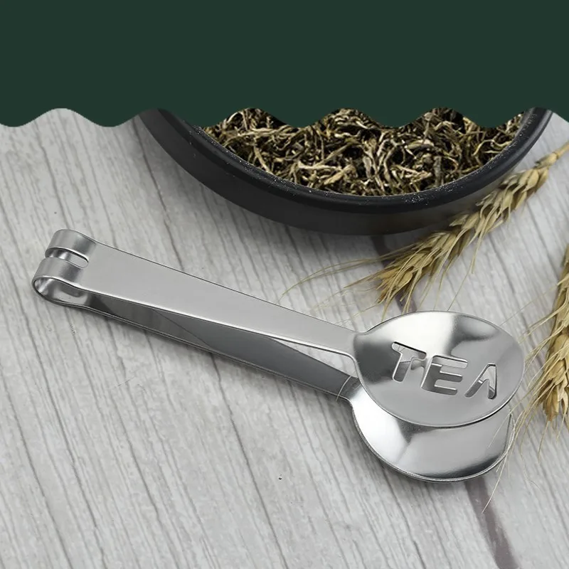 Tea Bag Clip Stainless Steel Thickened Lemon Tweezer Ice Sugar Barbecue Clip Home Kitchen Gadget Teaware Accessories Sale
