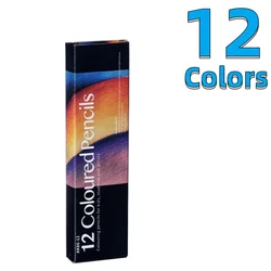Vibrant Colored Pencils Set for Adults - Soft Core Sketching & Coloring (12 Colors)