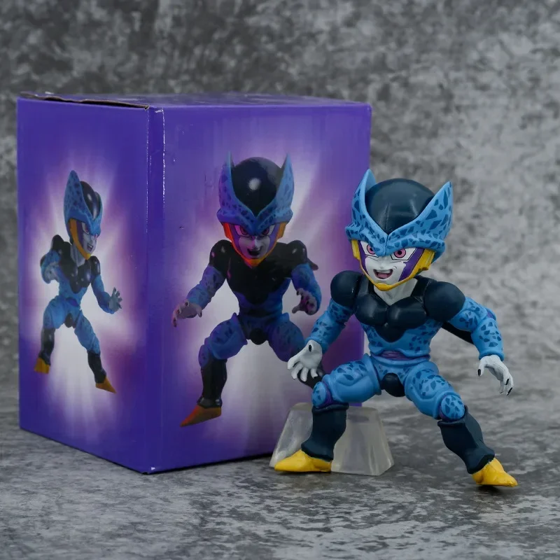 11Cm Dragon Ball Anime Figure Cell Collection Action Figures Statua Periferiche Kawaii Desktop Display Pvc Modello Bambola Giocattoli Regalo