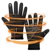 Cycling Touch Screen Mittens 1 Pair Men's Winter Warm Mitts Touch Screen Sports Wear Cold Weather Non-Slip Mittens Waterproof 1