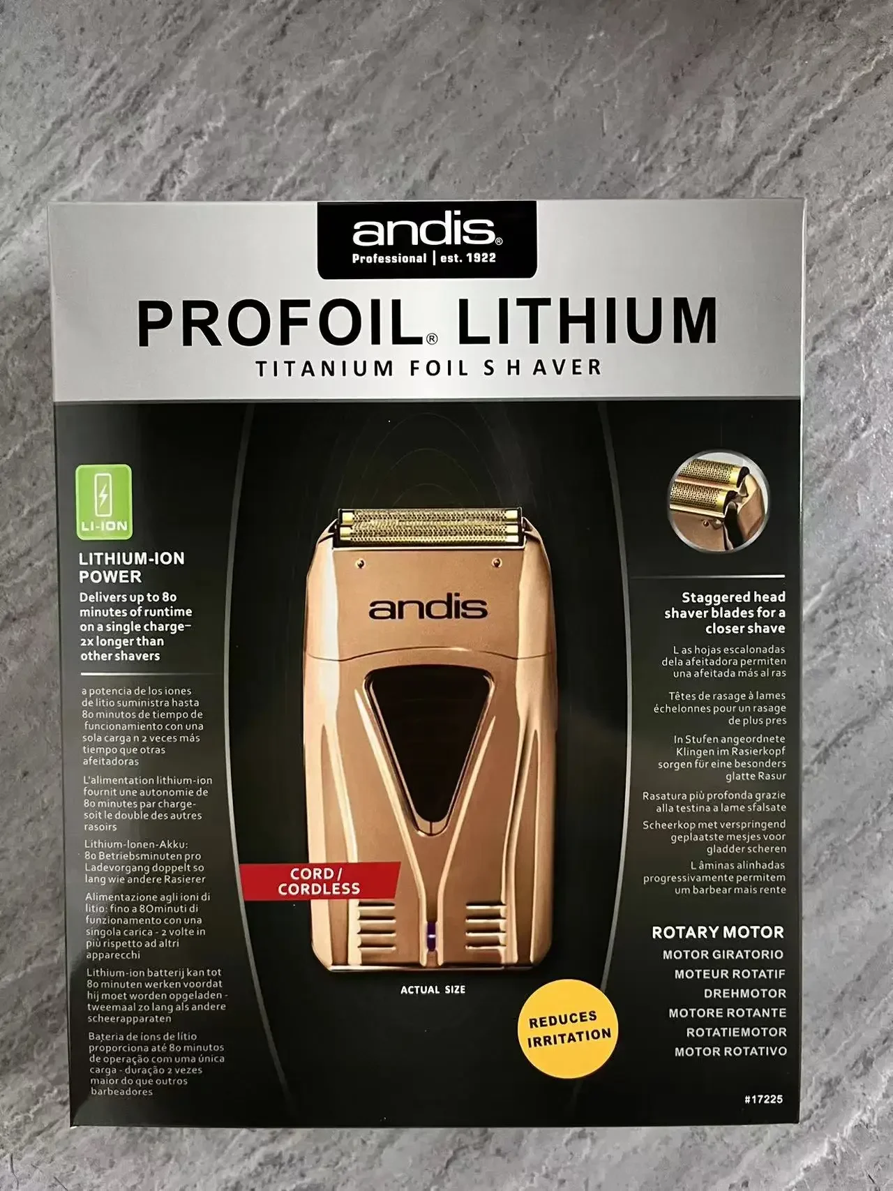 Originele Andis Profoil Lithium Plus Hair Cutting Tools for Men