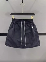 White Workwear  Skirt Women's Summer Thin Elastic High Waist Slim A-Line Casual Sports ort Skirt Anti-Aging - Image 3