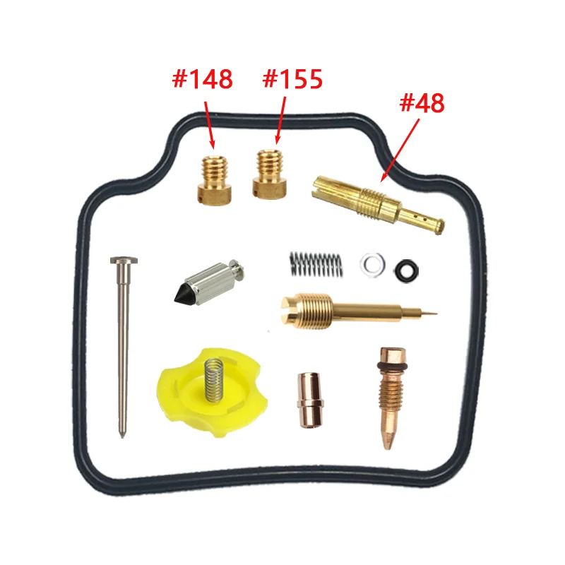 Kit Di Riparazione Carburatore Honda Nx650 Dominator Rd02 1988-1994 Sistema Di Alimentazione Moto