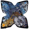 130cm New Fashion Versatile Animal Leopard Women's luxury Twill Decoration Tourism warmth Sunscreen Shawl Large Square Scarf 5