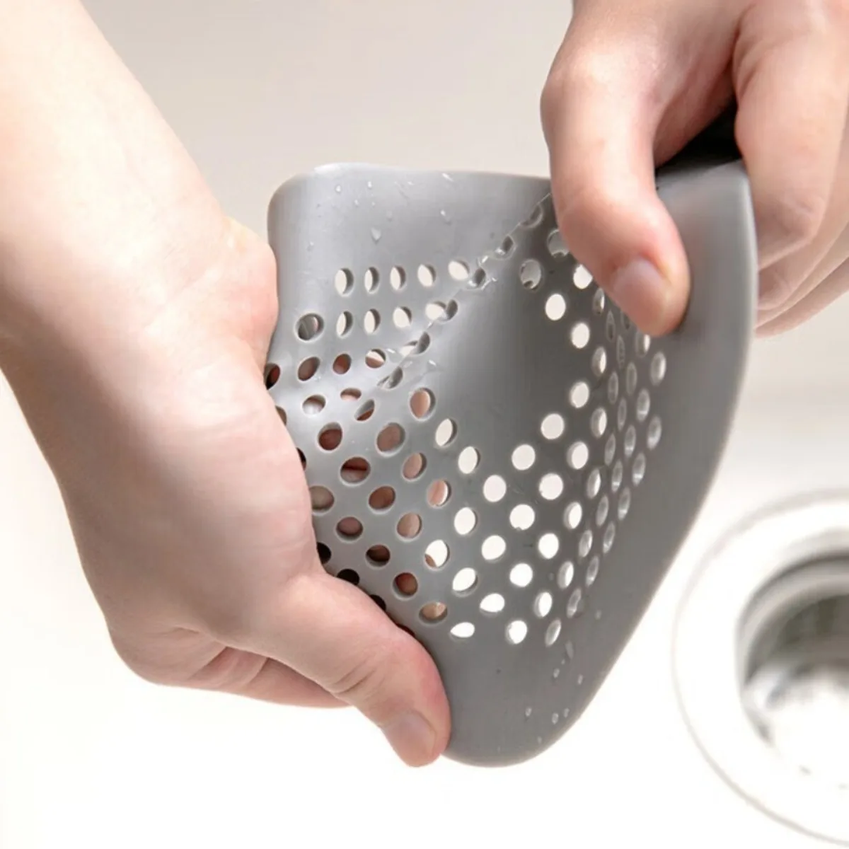 Description Picture 5 of itemShower Drain Plug Hair Catcher Stopper Kitchen Sink Strainer Sewer Silicone Bathroom Floor Bathtub Water Filter Home Accessories