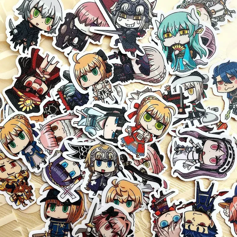 Fate FGO Sticker Anime Waterproof Sticker Saber Student Stationery Children Supplies Computer Waterproof Fate Grand Order