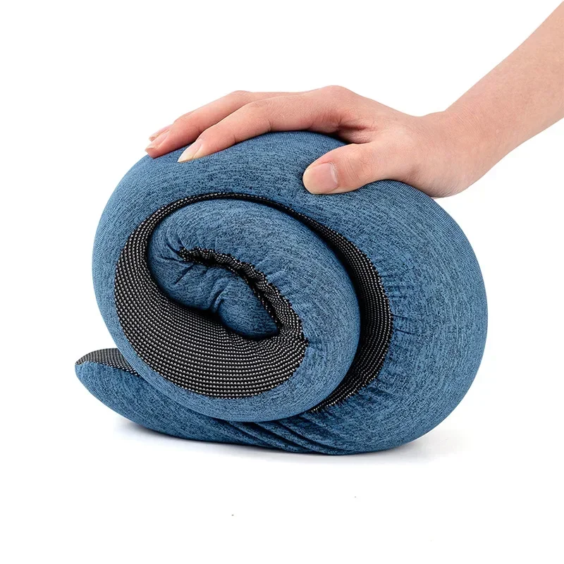 U Shape Memory Foam Neck Pillow Snail Travel Neck Pillows Portable Cervical Vertebra Airplanes Noon Break Pillow Relax 5