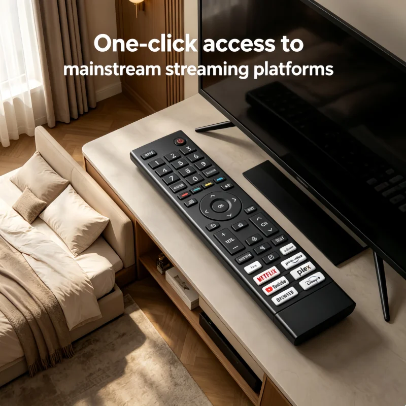 Hisense TV용 새 ERF3ZE80 IR 리모컨 교체품, ERF3ZA80 ERF3ZC80 ERF3ZB80과 호환, 음성 기능 없음