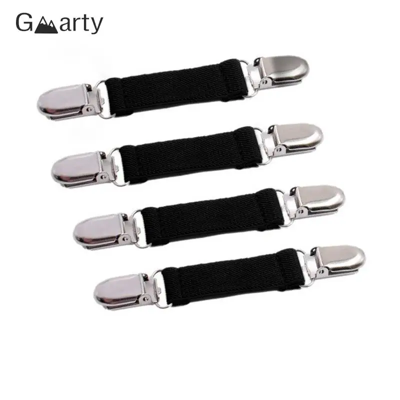 

4pcs Non-Slip Elastic Glove Mitten Clip Kids Skiing Gloves Straps Versatile Blouse Clasp Linking Straps For Kids Sleeves Gloves