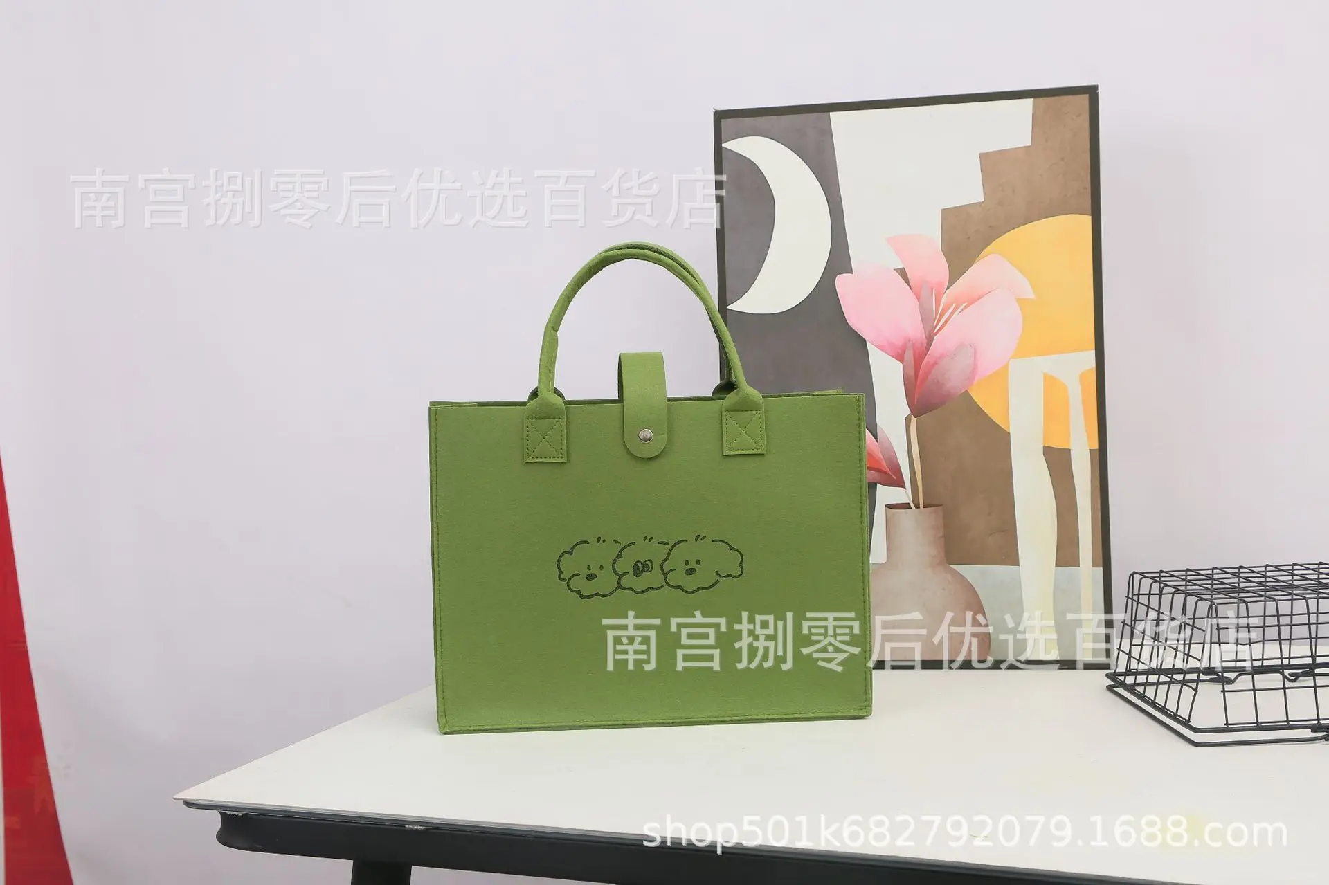 Enhanced Thickened Felt Bag - Portable, Durable Handheld Tote
