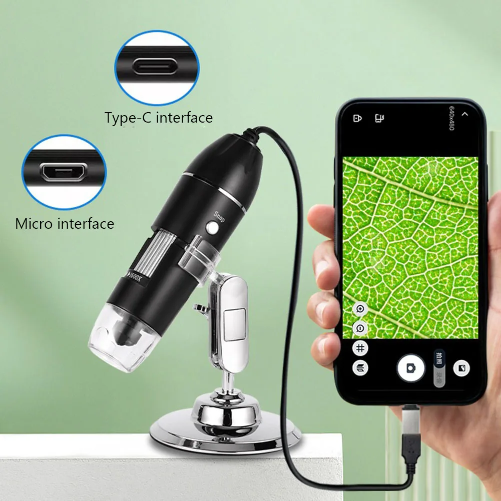 3in1 cŸ USB  ̰ ī޶  ޴ 500/1000/1600X  ̰, LED  Ȯ 