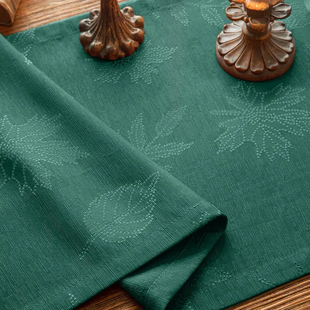 

Fall Table Runner Rustic Autumn Maple Leaf Table Runner Flag Set Fine Texture Chinese Tea Tablecloth Halloween Decoration Long