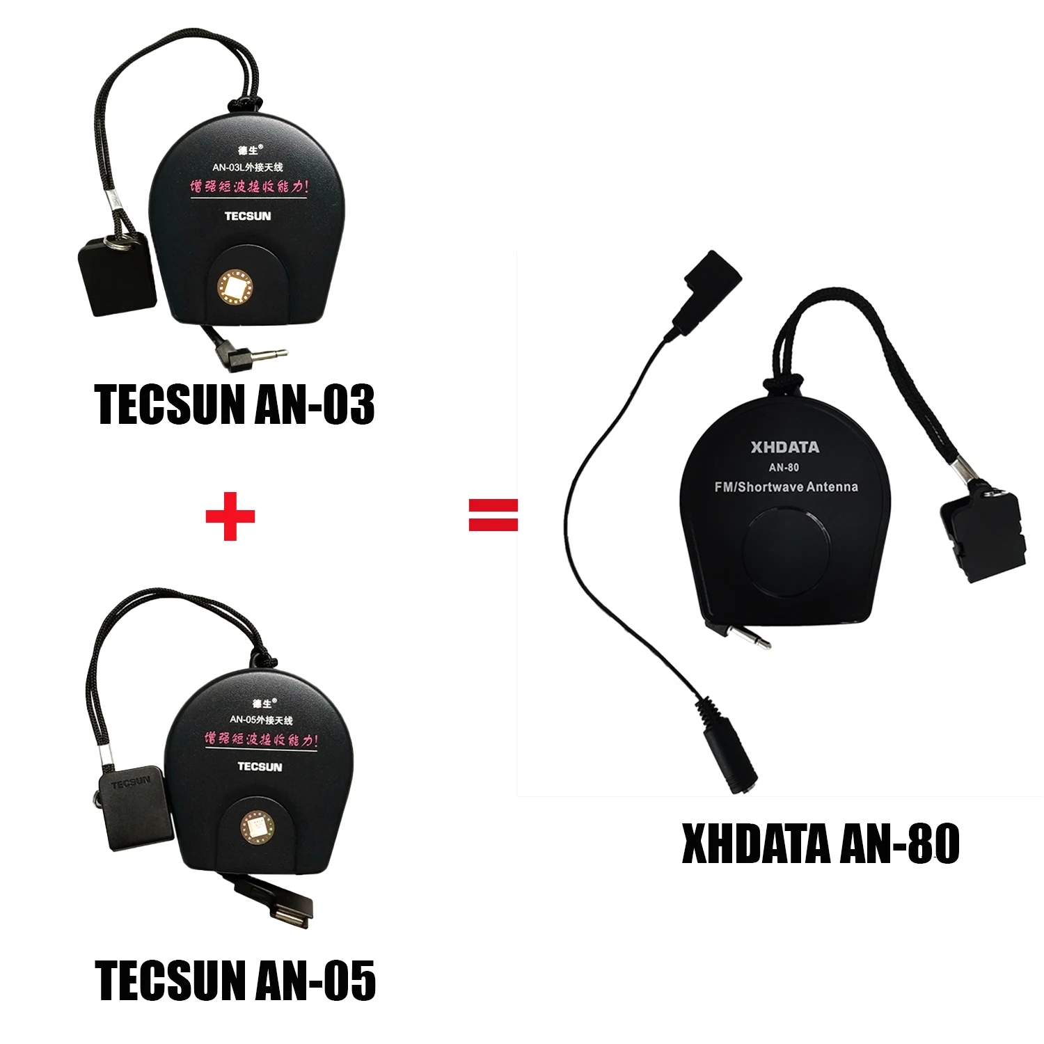 Tecsun AN80 External Antenna for FM SW Radio Receiver Antenna PL660