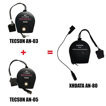 Tecsun FM SW 라디오 수신기용 외부 안테나, PL-660 PL-380 PL-310ET, 단파 수신 안테나 향상, AN-80