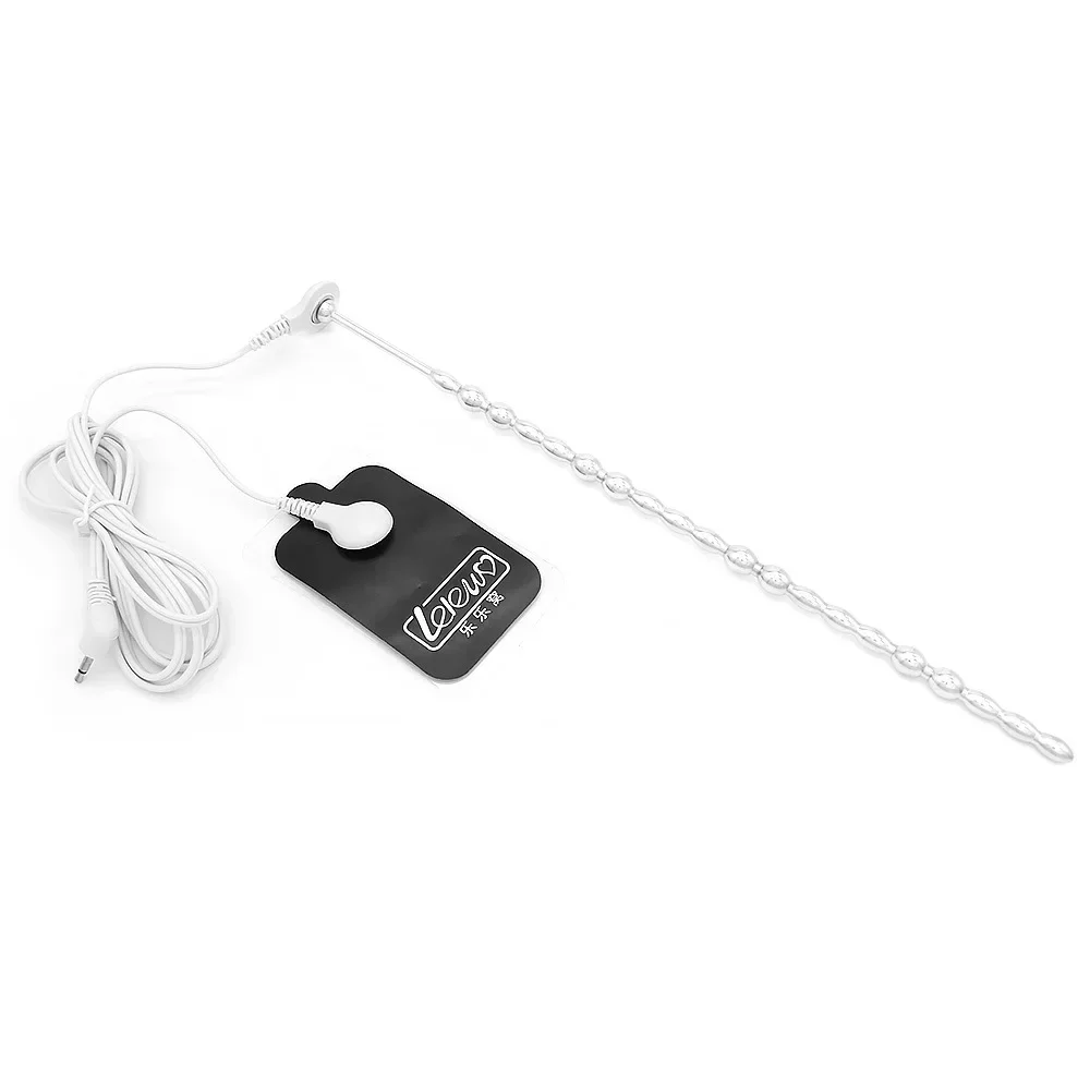Electric Shock Horse Eye Electro Stimulate Stick Urethral Sounding Plug E-Stim Penis Ring Sex Toys For Men Masturbate