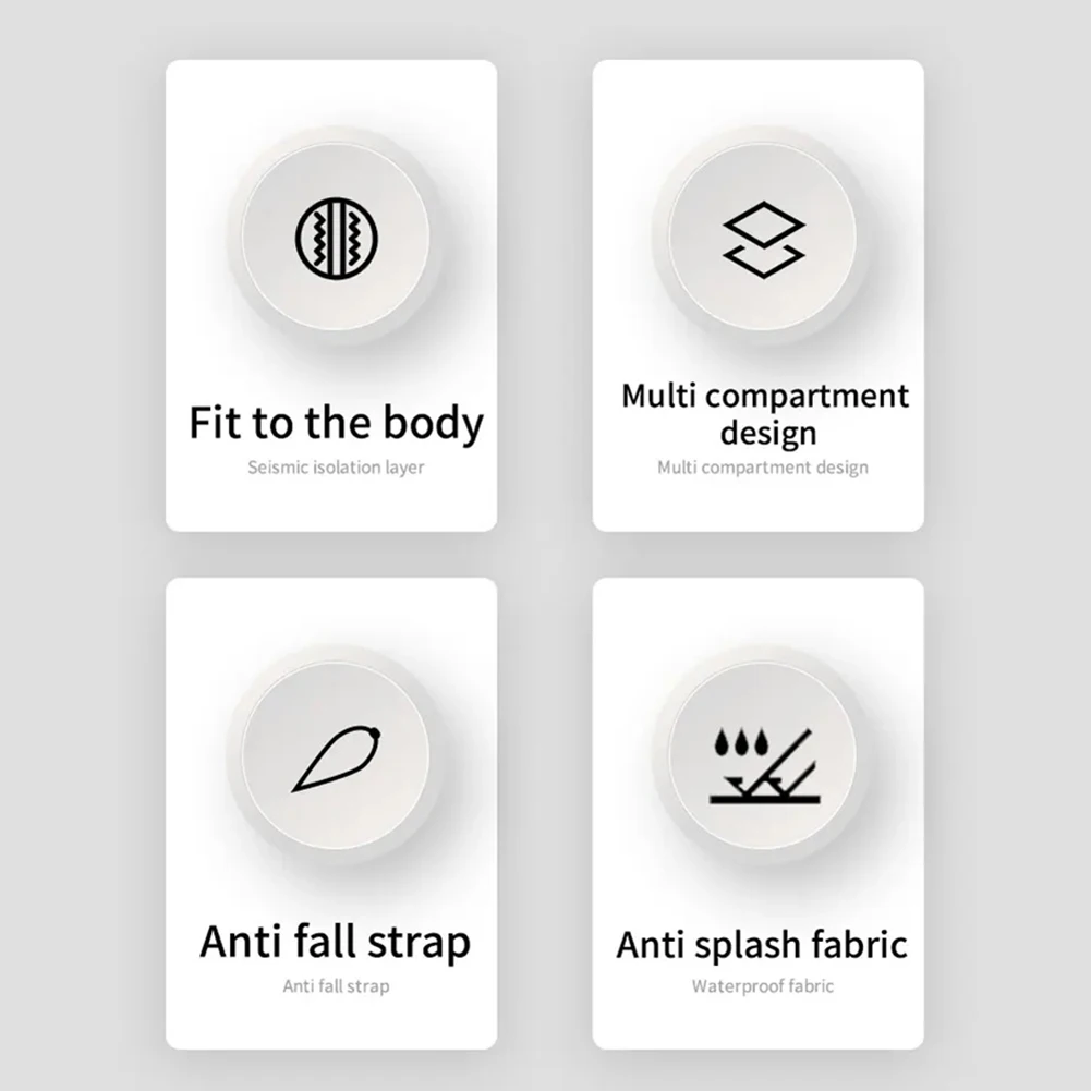 EVA Travel Protective Case Shockproof Hardshell Case Anti-scratch Game Console Carrying Bag with Mesh Pocket for Anbernic RG556