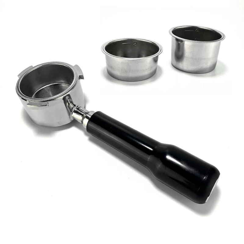 Portafiltro Espresso 51Mm Per Delonghi Ec685 Ec680 Portafiltro Senza Fondo Per Caffè Con Ciotola Per Caffè In Polvere Da 51Mm 2 Stili