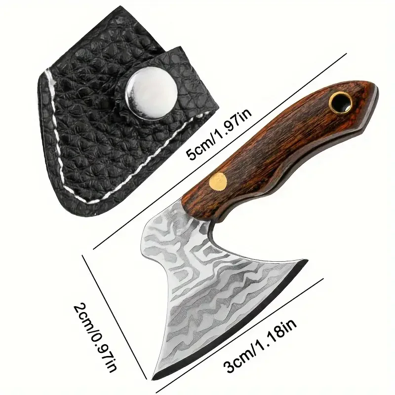 Mini Ax Knife Keychain Parcel Opening Tools, Sharp Mini Pocket Knife, The Best Gift for Family and Friends Camping Outdoor Tool 6