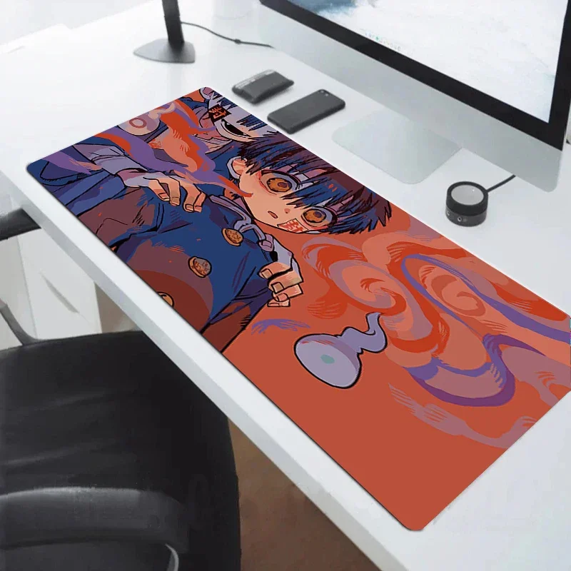 

Mousepad Gamer Keyboard Pad Jibaku Shounen Hanako Kun Desk Protector Mouse Mats Computer Desks Pc Accessories Gaming Mause Mat