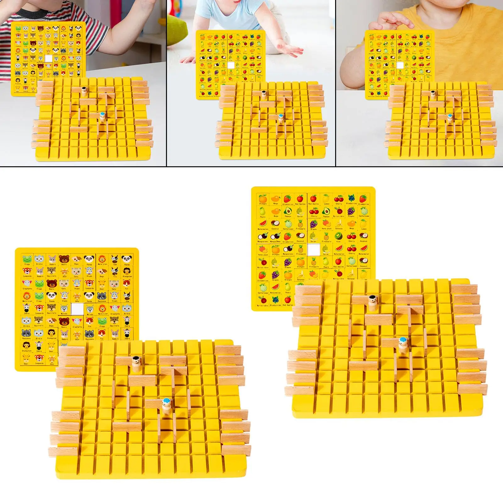 Strategy Game Wooden Toys Brain Teaser Game for Kids Adults Boys Girls