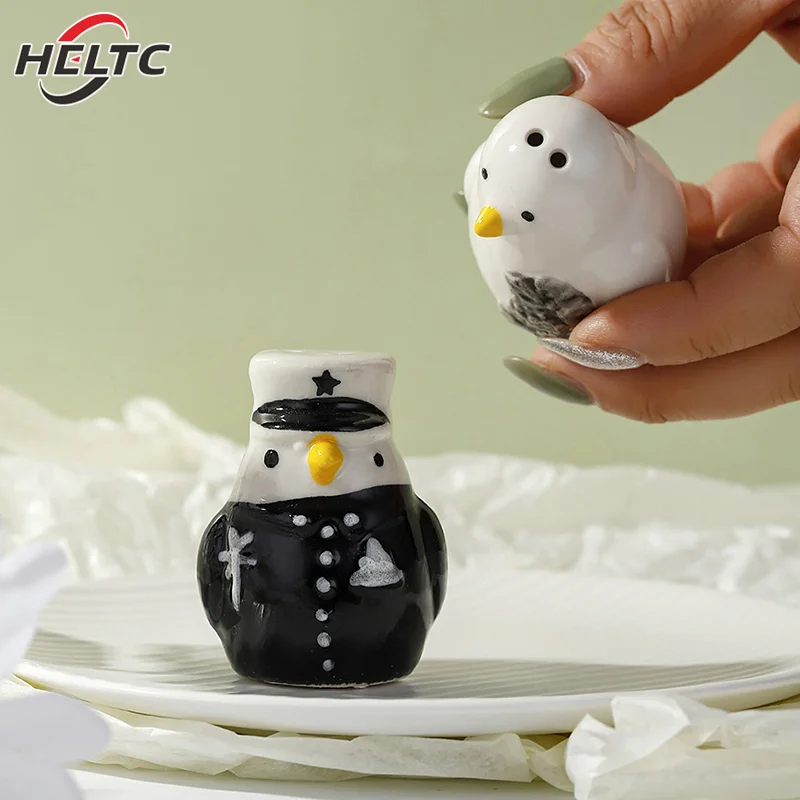 Seasoning Jar Salt Shaker Spices Bottle Salt Pepper Shakers 2Pcs Ceramic Penguin Salt And Pepper Shaker Cartoon Spice Container Wedding Party Favor Tabletop Animal Decoration Spice Jar 2655322 2Pcs Ceramic Penguin Salt And Pepper Shaker Cartoon Spice Container Wedding Party Favor Tabletop Animal Decoration Spice Jar