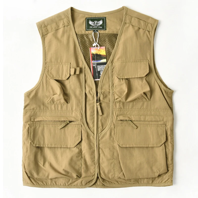 Summer New Outdoor Vests Men Utility US Tactical Multi