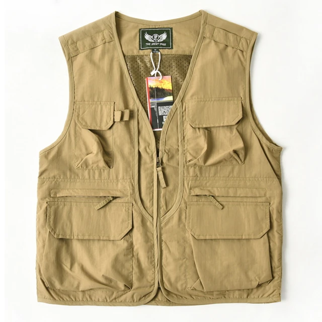 Summer New Outdoor Vests Men Utility US Tactical Multi-pocket Vest