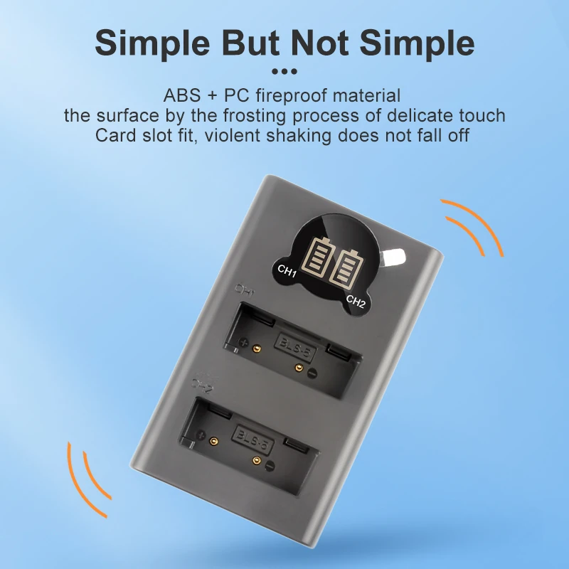 USB 배터리 충전기 PS-BLS5 BLS-5 BLS50 BLS5 올림푸스 스타일러스 1 OMD MK3 OMD-EM10 III OM-10 E-PL3 E-PL5 M10 Mark2 카메라용
