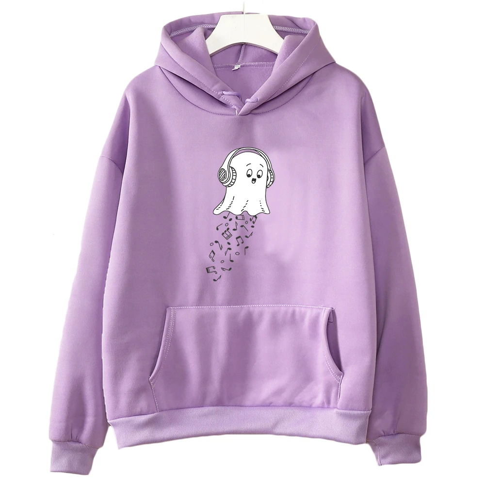 

Napstablook Ghost Halloween Hoodies Undertale Game Kawaii Cartoon Printed Sweatshirts Long Sleeve Fleece Hooded Pullovers Women