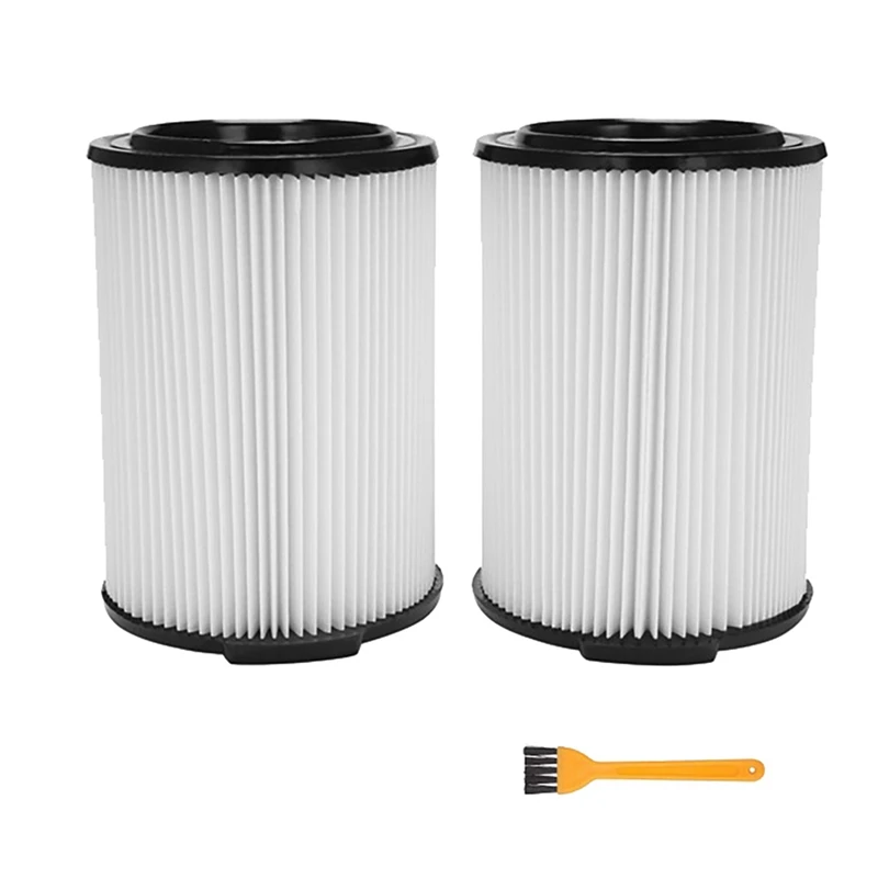 2 Pcs Standard Wet Dry Vac HEPA Filter Replacement Washable For Ridgid