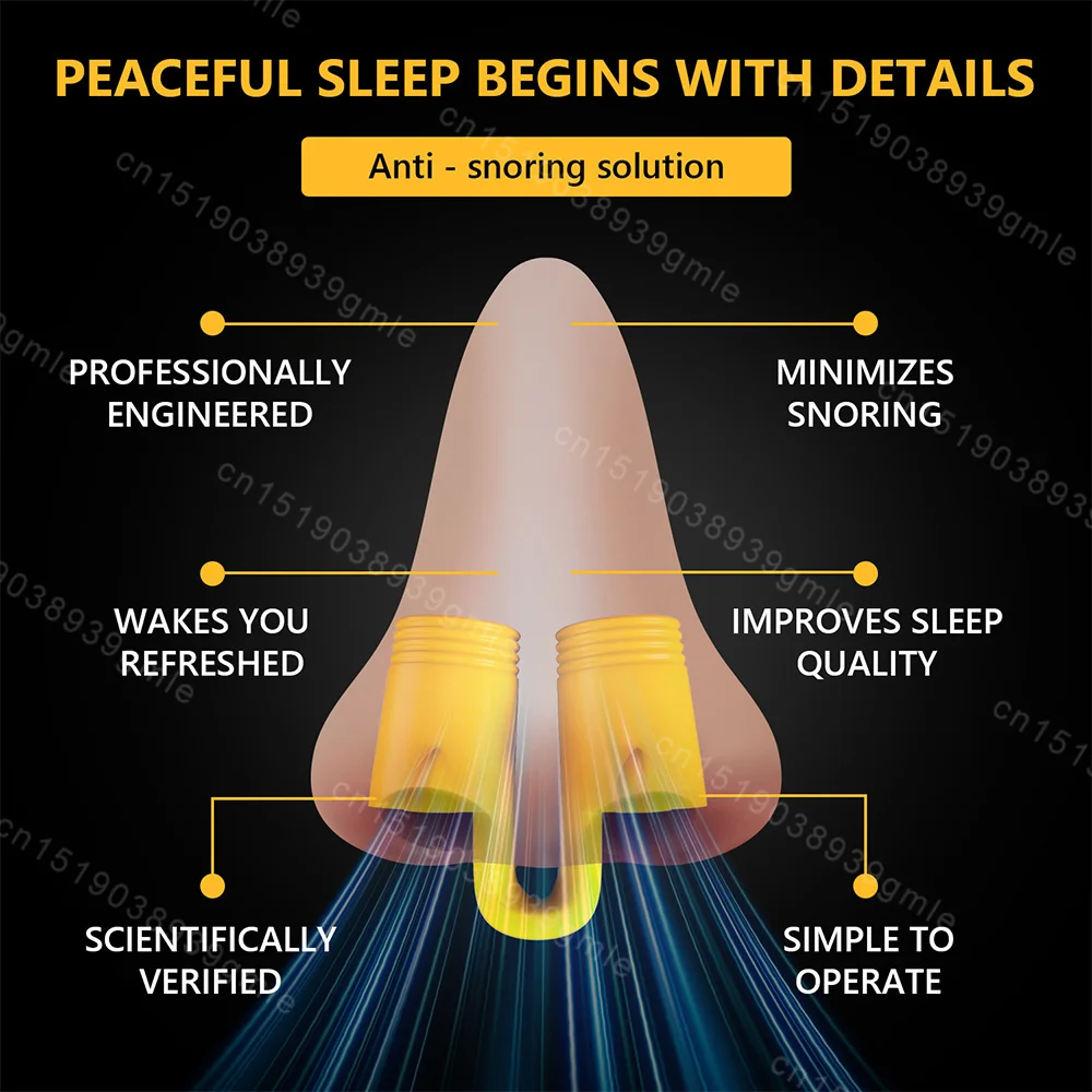 8Packs Nasal Dilators Silicone Anti Snoring Devices Nose Vents Air Intake Snore Stopper Sport Nose Clip for Better Sleeping