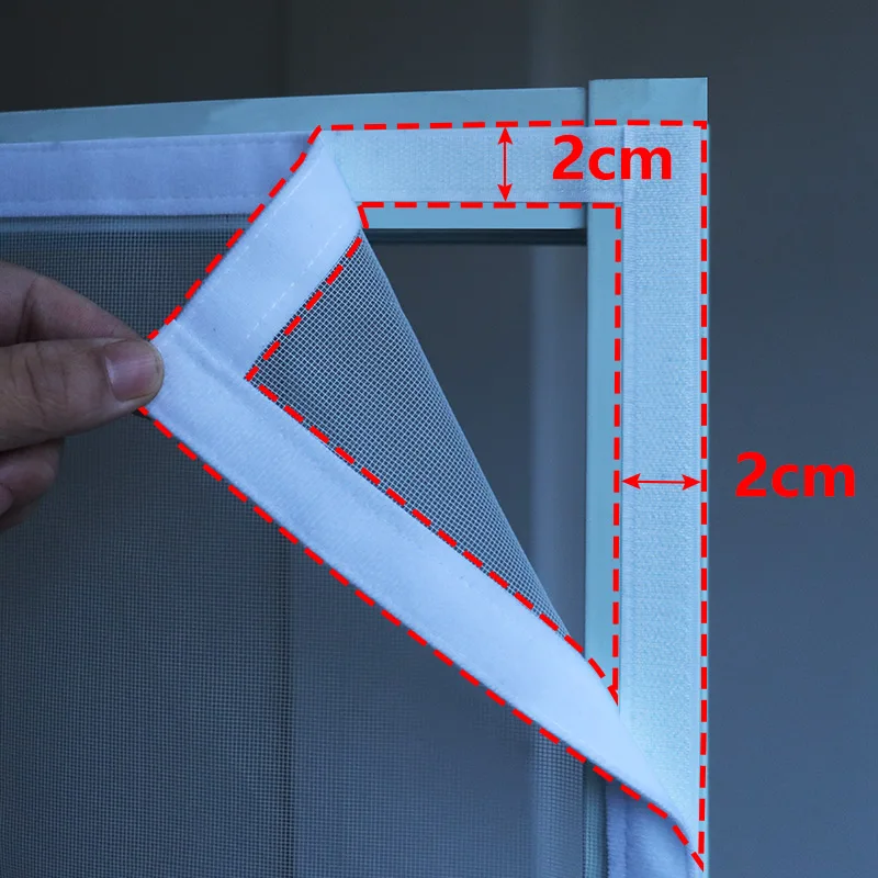 TYMF Magnetic Door Screen Window Mosquito Net Opening Custom Size Curtain Insect Mesh and Mosquito Proof Invisible Net