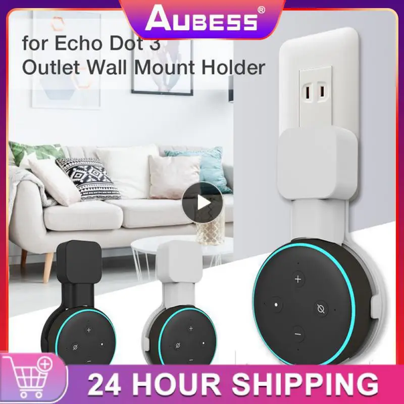 Presa Supporto Da Tavolo Per Montaggio A Parete Appendiabiti Per Amazon Alexa Echo Dot 3Rd Gen Funziona Con Amazon Echo Dot 3, Custodia Per Supporto P