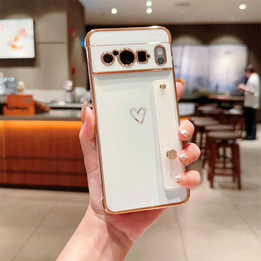 Charming Love Heart Shockproof Case with Stand Holder and Airbag Cushioning