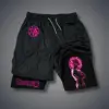 Dragon Ball Super Licensed Shorts 2025 - Japanese Anime Breathable Quick-Dry Beach Pants, Retro Y2K Hip Hop Style 4