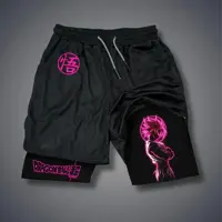 Dragon Ball Inspired Goku Shorts – Quick-Dry Anime Beach Shorts - Image 4