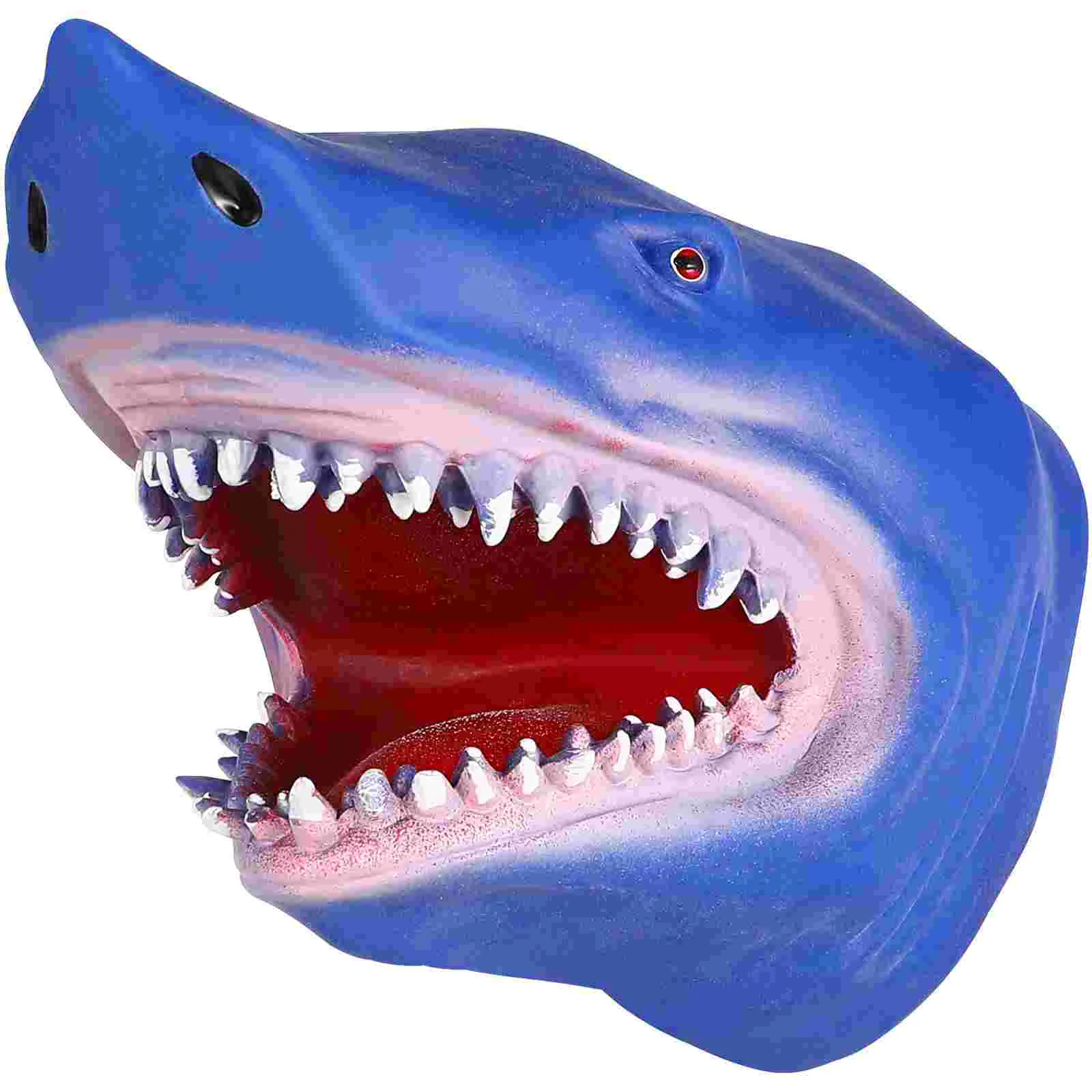 

Rubber Hand Puppet Finger Puppets Gift Gloves for Kids Elasticity Shark Toy Toys Role Play Animals Child