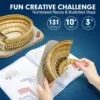 3D Puzzle The Roman Colosseum Model Kits 131 Pieces Italian Architecture Building Gifts for Adults Kids, Home Decor 4