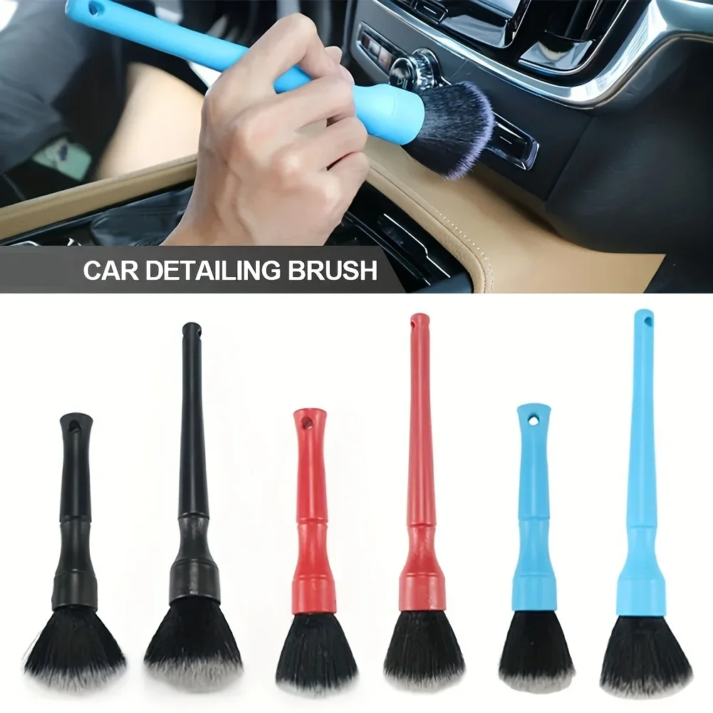 Auto Ultra-Weiche Detailing-Bürste Superweiche Innenraum-Detailbürste mit Synthetischen Borsten Auto-Armaturenbrett-Staubbürste – Detail 3