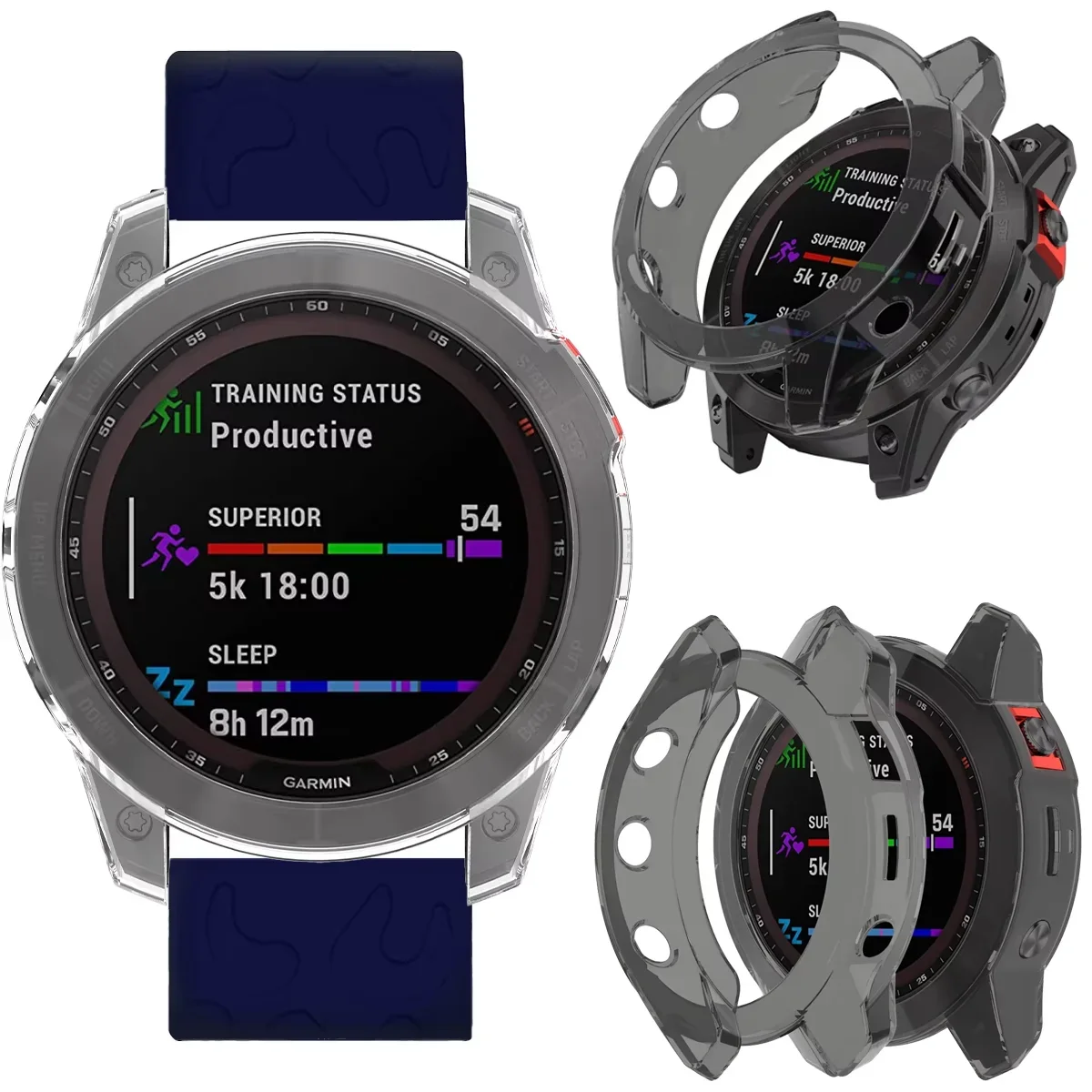 Watch Screen Protector Case Watch Accessories Tpu Protective Case Soft TPU for Garmin Watch