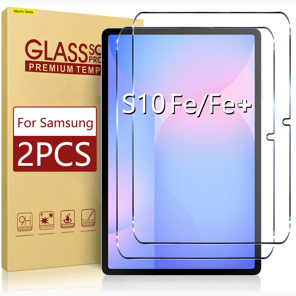For Samsung Galaxy Tab S10 Fe Plus Tempered Glass Screen Protector On samsung galaxy tab s10 fe fe+ plus 2025 9H Film