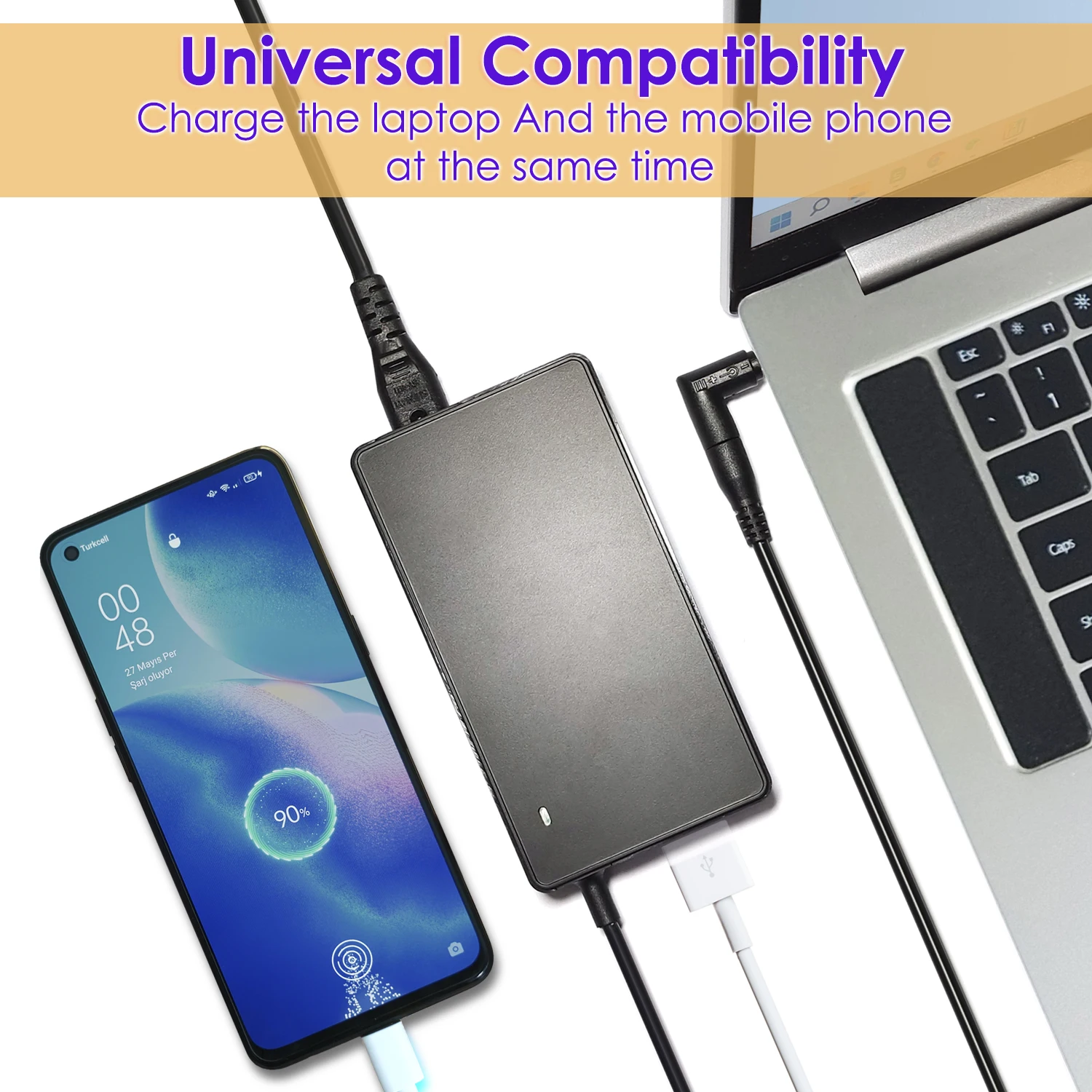 Versatile 90W Universal Laptop Charger for Optimal Performance