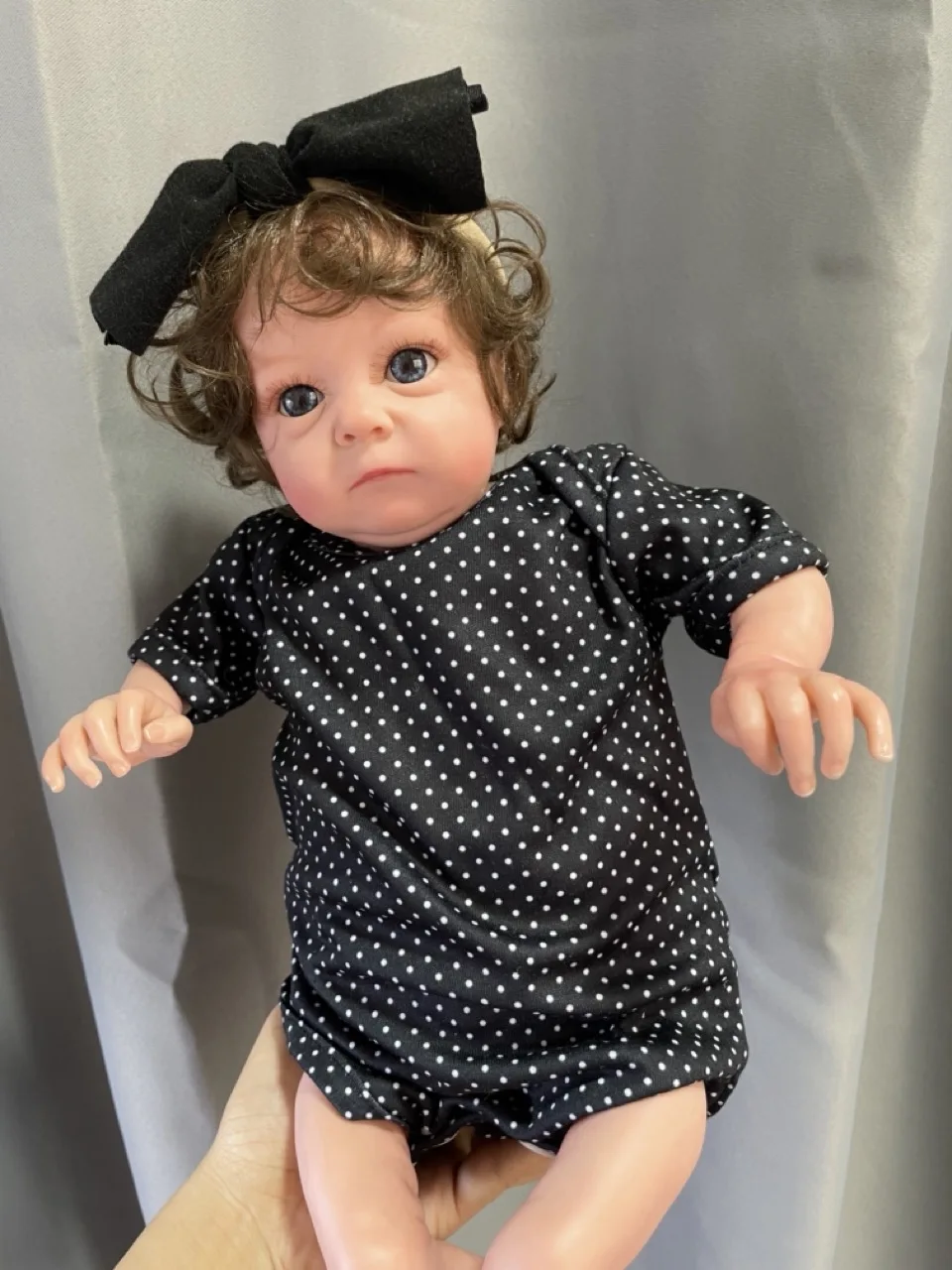 

43CM Finished Reborn Baby Doll Tink Ready Premature Baby Thin Body Adorable Newborn Dolls With Rooted Hair